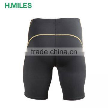 Athletic Sport Gym Tight Elastic Running Spandex Nylon Compression Mens Yoga Shorts photo-2