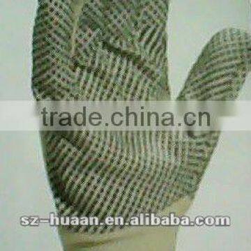 Safety PVC Dotted Cotton Gloves/pvc Cotton Hand Gloves Manufacturer