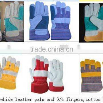 cheap contruction leather gloves