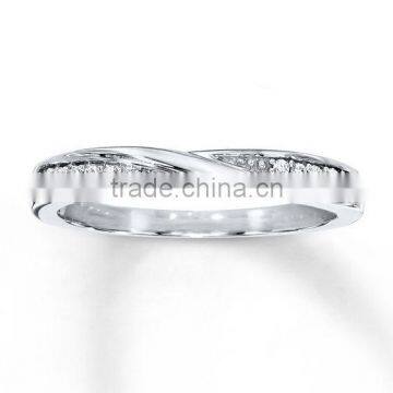 Simple Design Plain Style All Kinds of Eternity O Ring Thin Promise Ring for Wedding photo-2