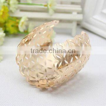 New Style Exquisite Flower Hollow Bracelet Bangle for Women photo-4