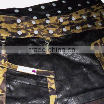 Mature Sexy Girl's Chilly Grapes Short Side Camouflage Jean Skirts photo-4