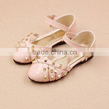 FC11062 Korean 2017 New Style Rivet Flat Girl Sandals Princess Shoes
