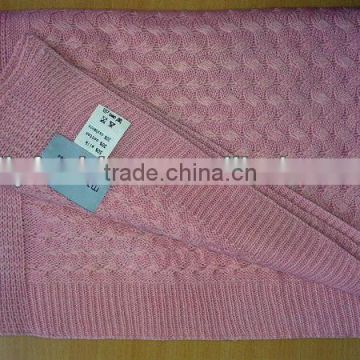 knitted cable silk cashmere baby blankets