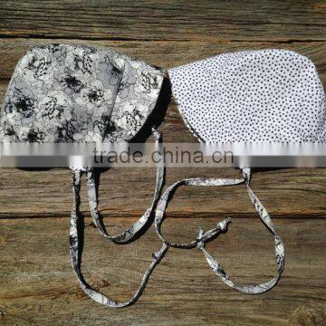 Reversible Baby Hat Floral Bonnet Cotton Cap Baby Clothing Accessories photo-2