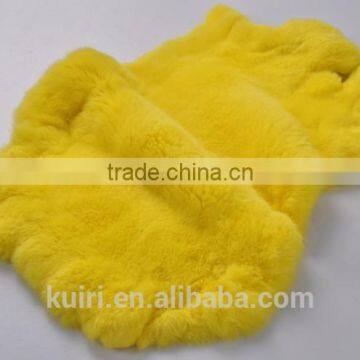 Dyed Colour Fur Manufacturers Selling Customized Dyeing Rex Rabbit Fur Skin