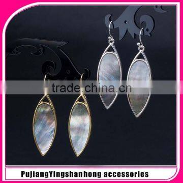 teardrop paua shell earrings,peace sign charm earrings with paua shell setting,abalone shell earrings jewelry