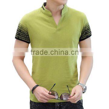 2016 New Design Slim Fit Soft Polyester /cotton Blend Fashion Men Polo Shirt Wholesale photo-2