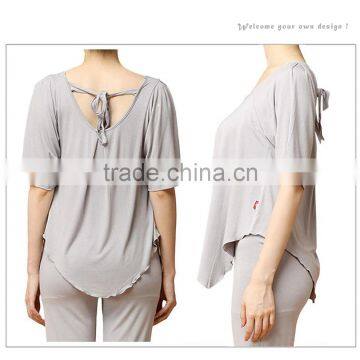 OEM Nylon Spandex Sexy Ladies Fitness Suit Sportswear Fashion Yoga Wear photo-4