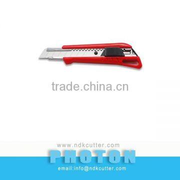 18mm cutter knife with auto lock & spare blades