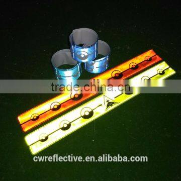 Promotional En13356 Custom 3m Wrist Bright Wrap Reflective Slap Band Gift photo-4