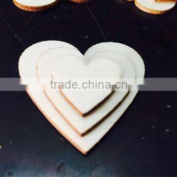 Peach Heart Log DIY Wood Buttons photo-4