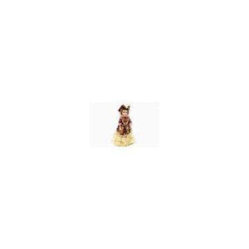 Lovely Venetian Porcelain Doll , Stylish Noble Venezia Souvenir