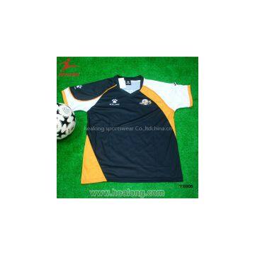 Royal Blue And Yellow color sublimation Rugby Jersey