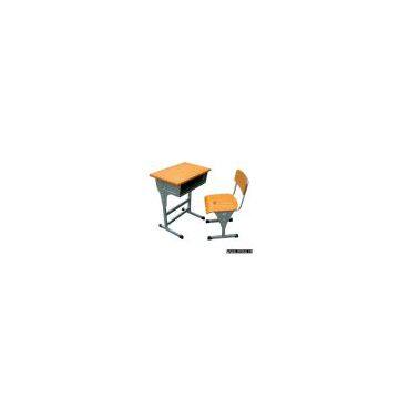 student desk and chair,classroom furniture,single desk and chair,school furniture
