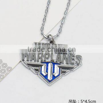 Popular Game World of Warplanes Propeller Pendant Anime Necklace