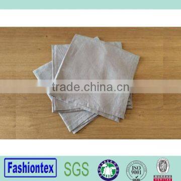 low price for solid color airplane hotel use smooth cotton napkin