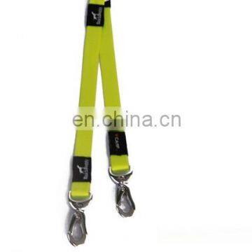 Nylon Double Handled Dog Pet Leash, dog double walking leash.