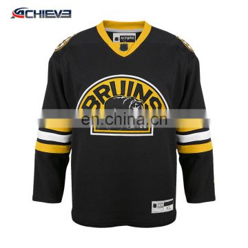 Custom NHL Ice Hockey jersey sublimated club hockey shirts vintage Ice Hockey tops wholesale