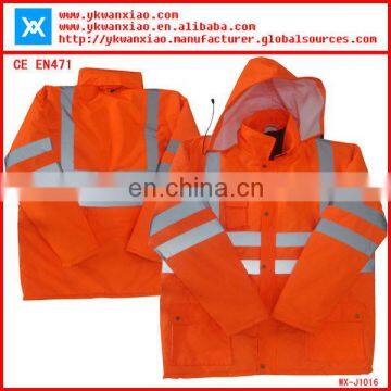 reflective safety clothes with sealing and waterproof