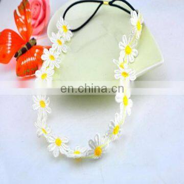 Bohemia Sunflower hair accessories handmaded flexible hair band