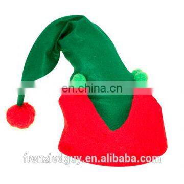 cheap red and green elf hat for Christmas