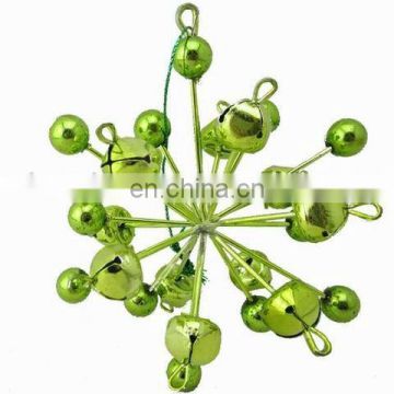 New design Iron Christmas tree ornament with bell