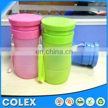 Flexible Collapsible Foldable Hiking Reusable Water Bottles