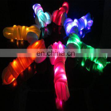 LED lighting nylon shoelace,dancer lighting shoelace
