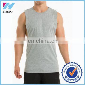 Trade Assurance Yihao 2017 Man Custom Gym Sport Wear Stringer Tank Top