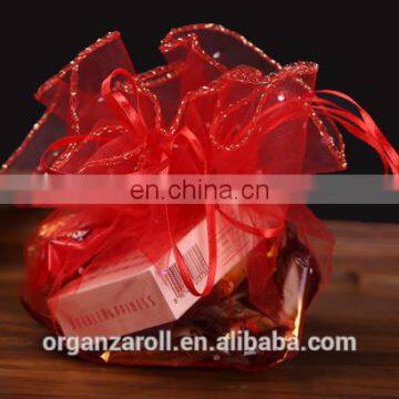 Manufacture wholesale cheap samll organza drawstring bag