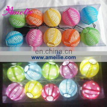 A53PL Colorful indoor chinese lantern string lights