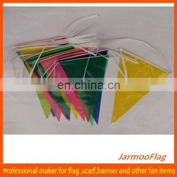 advertising colorful plastic flags print string