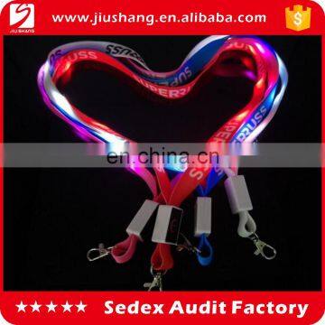 Low Price Custom Sublimation Funny Printed Led Lanyard