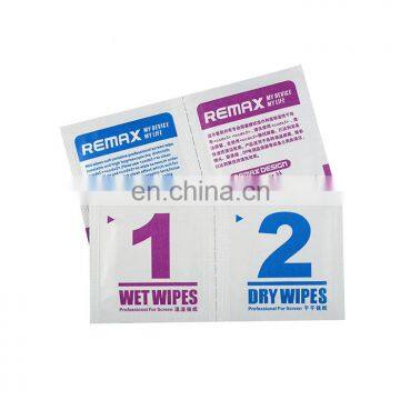 promotional gift cheap cleaner wet wipe for glasses