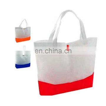 cheap reusable foldable non woven shopping bag with logo