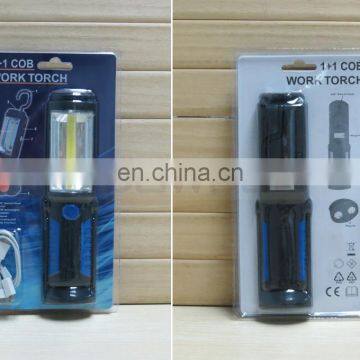 Adjusting Stand Magnetic Hook Swiveling LED Flashlight Emergency Work Light photo-2