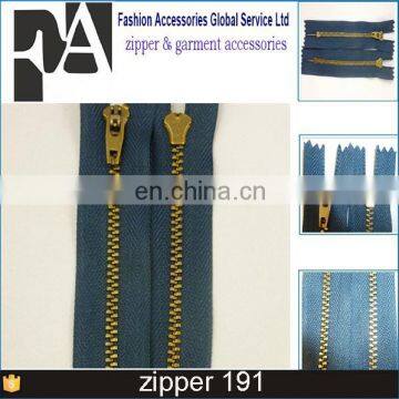 No. 3 Low price hot sale anti gold puller zipper for garments