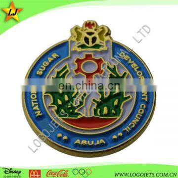 Economic and Efficient metal mascot feng shui painted lapel pin