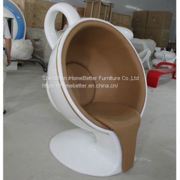 Fiberglass Coffee Cup-shaped Chair