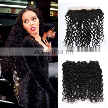 burmese hair kinky curly weave lace frontal with bundles free sample hair bundles