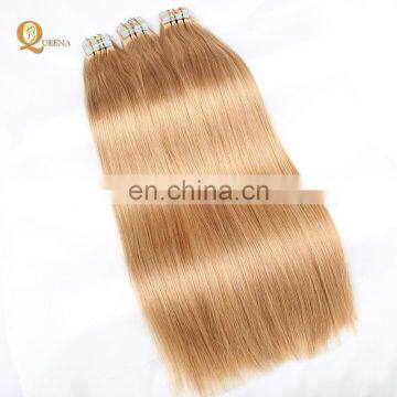 Fuxin Hair Extensions Vendors Double Drawn Skin Tape Hair Weaving,Remy Tape Hair