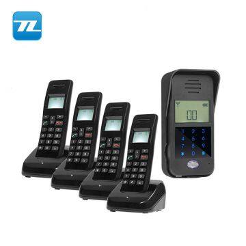 one unit with 4handsets apartment intercom system wireless TL-AD01