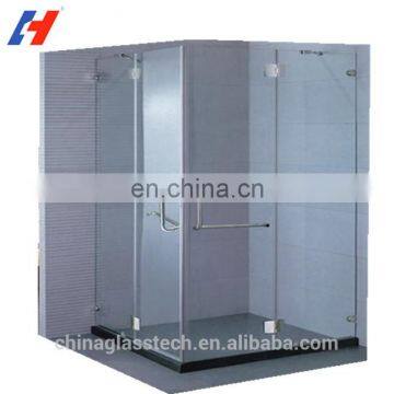 PVC frame Soundproof Pivot Glass Tempered Shower Doors