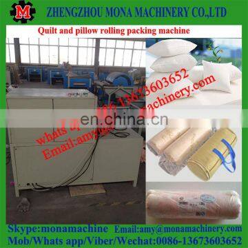 Good Reputation Supplying Pillow Coiling Rolling Packing Machine/ Blanket Packing Coiling Machine With Good Price photo-3