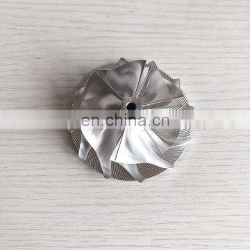 K04 54.00/70.00mm 6+6 blades turbo milling/aluminum 2618/billet compressor wheel