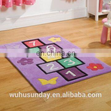 New Arte Espina Purple Kids Rug Hand Tufted Blue Rug Children Carpet