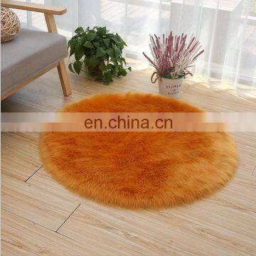 Hot Selling Long Hair Pile Acrylic Polyester Synthetic Sheepskin Carpets With Low Price photo-5