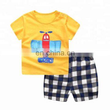 Hot Sale Baby Boy Clothes Summer Baby Boy Clothing Set Cotton Suits Short Infant Kids Clothes 2018