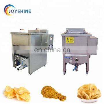 Potato chips oil water separation commercial deep fryers